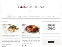 Tablet Screenshot of contesetdelices.com